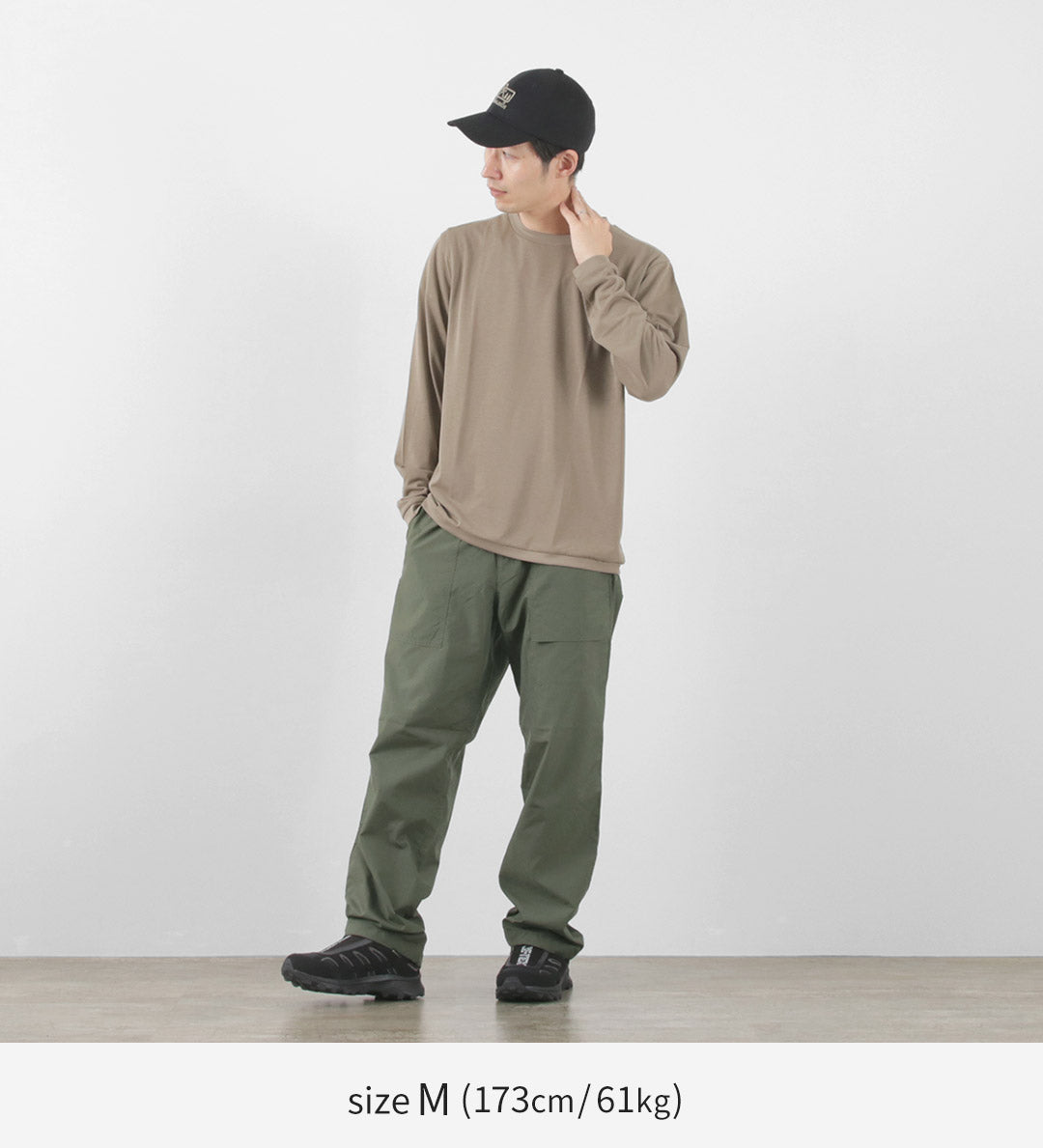 WOOLRICH（ウールリッチ） リサイクルナイロン ランチパンツ / ウエストゴム 総ゴム イージーパンツ 無地 薄手 メンズ RECYCLE RANCH PANTS