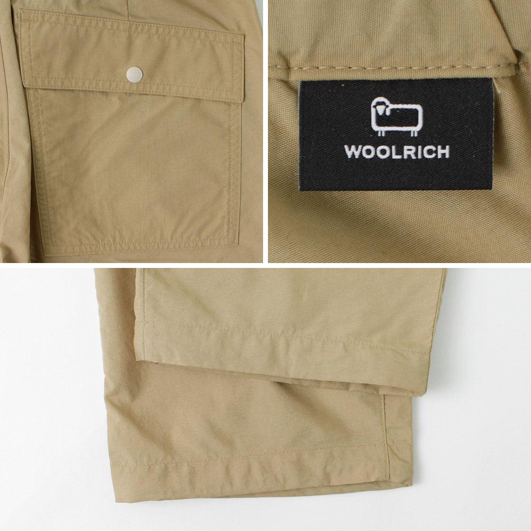 WOOLRICH（ウールリッチ） リサイクルナイロン ランチパンツ / ウエストゴム 総ゴム イージーパンツ 無地 薄手 メンズ RECYCLE RANCH PANTS