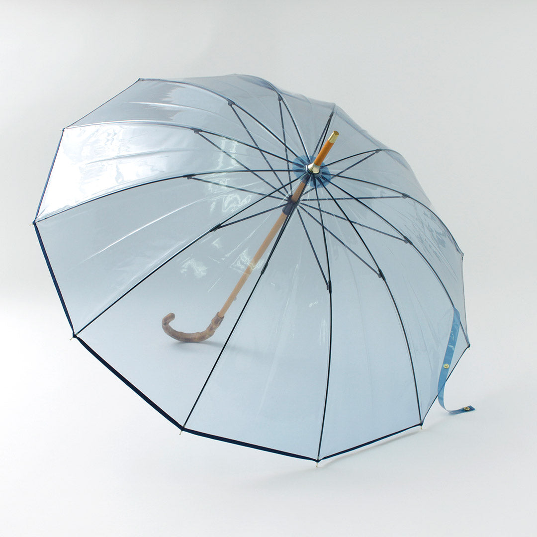 TRADITIONAL WEATHERWEAR（トラディショナル ウェザーウェア） バンブー クリア アンブレラ / 長傘 雨具 透明 レディース