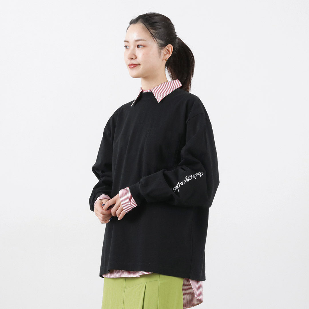 SHINZONE（シンゾーン） フォトグラフTシャツ / レディース 長袖 ロンT カットソー プリント 日本製 23SMSCU06 photographs T