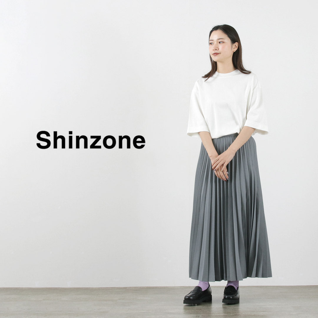 SHINZONE（シンゾーン） スマートTシャツ / レディース カットソー 半袖 5分丈 綿100% 無地 21SMSCU04 SMART TEE SHIRT