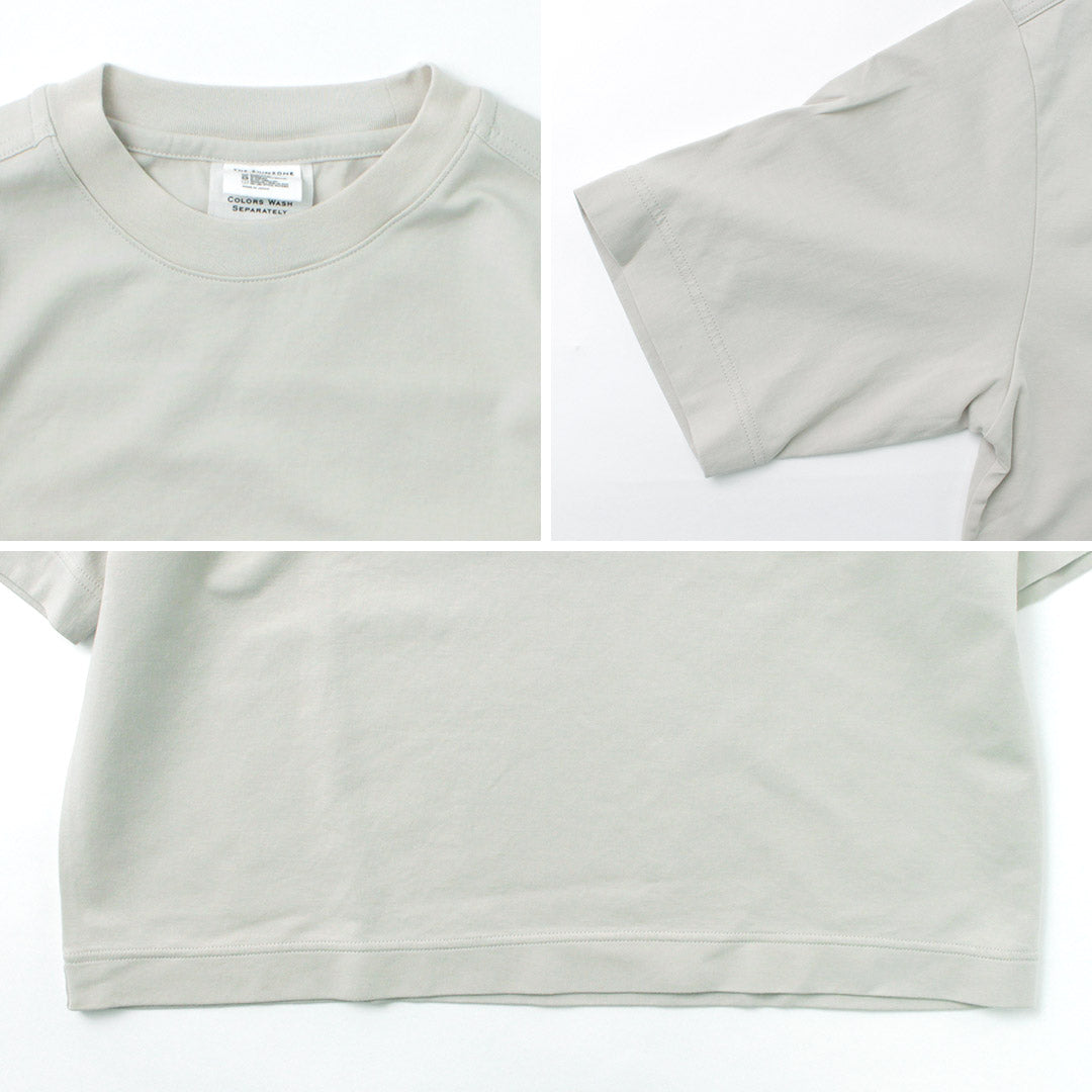 SHINZONE（シンゾーン） スマートTシャツ / レディース カットソー 半袖 5分丈 綿100% 無地 21SMSCU04 SMART TEE SHIRT