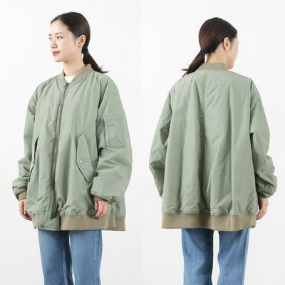 【まとめ買いで最大30％OFFクーポン】【20％OFF】SHINZONE（シンゾーン） フレア L-2ジャケット / アウター 上着 レディース ミリタリー カジュアル オーバーサイズ 中綿 日本製 22SMSJK01 FLARE L-2 クリスマス プレゼント ギフト【セール】