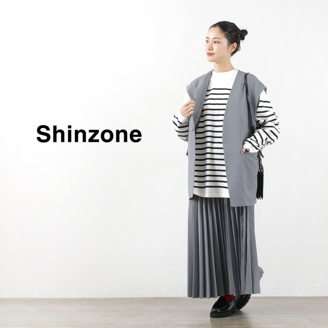 【20％OFF】SHINZONE（シンゾーン） ビッグベスト / レディース トップス ジレ フォーマル 前開き 23SMSJK03 BIG VEST【セール】