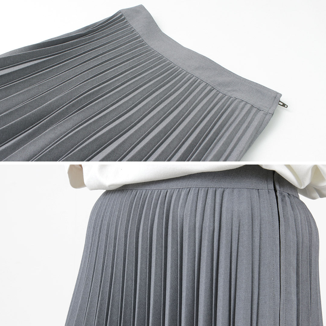 SHINZONE（シンゾーン） プリーツスカート / レディース ロング 23SMSSK02 PLEATS SKIRT