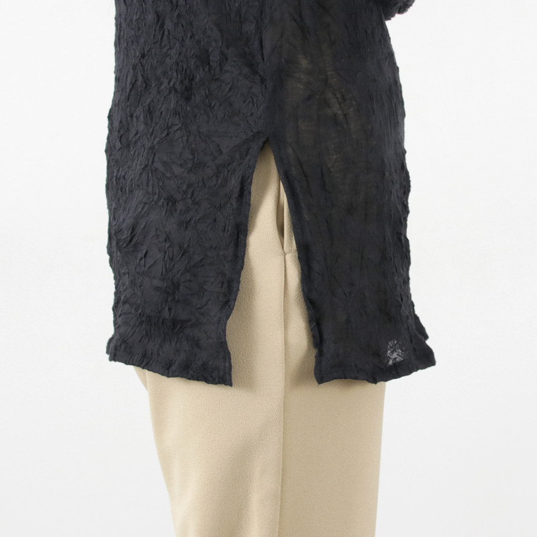 MIDIUMISOLID（ミディウミソリッド） シースルー ハイネック インナー /  レディース トップス 長袖 シア? see-through h/neck inner クリスマス プレゼント ギフト