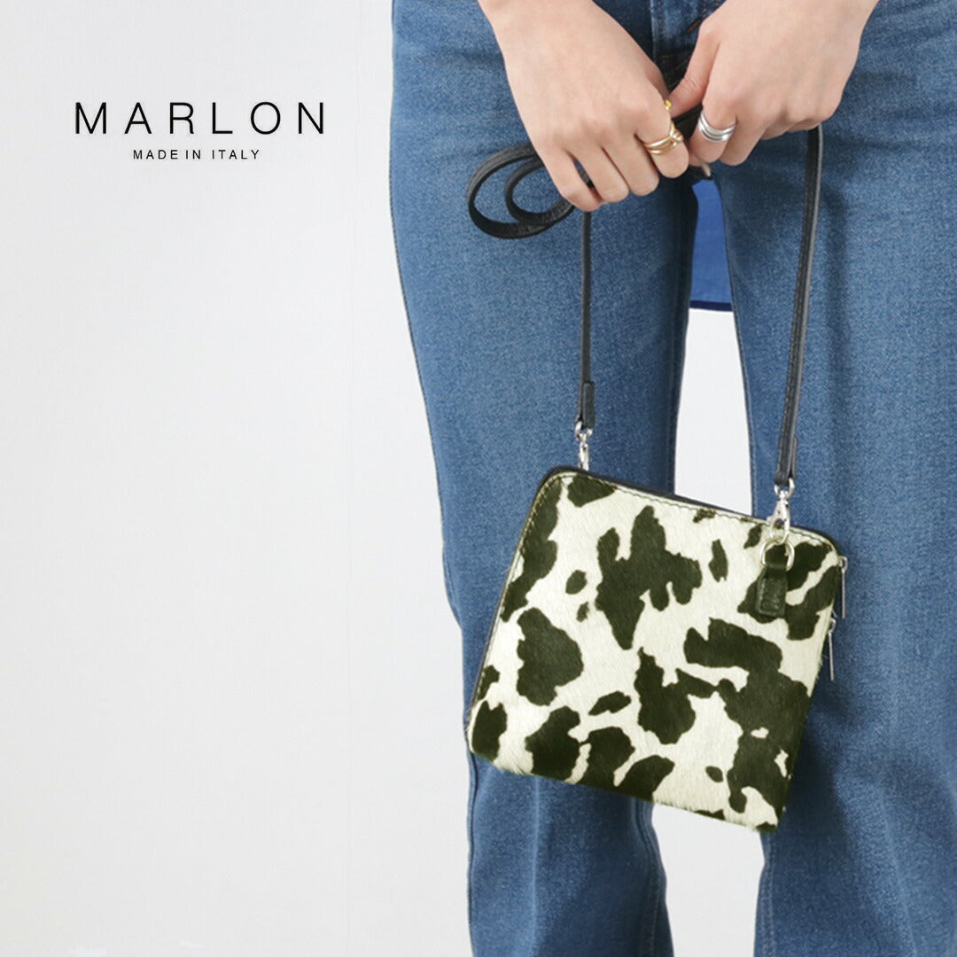 【20％OFF】MARLON（マーロン） ハラコ ポシェット