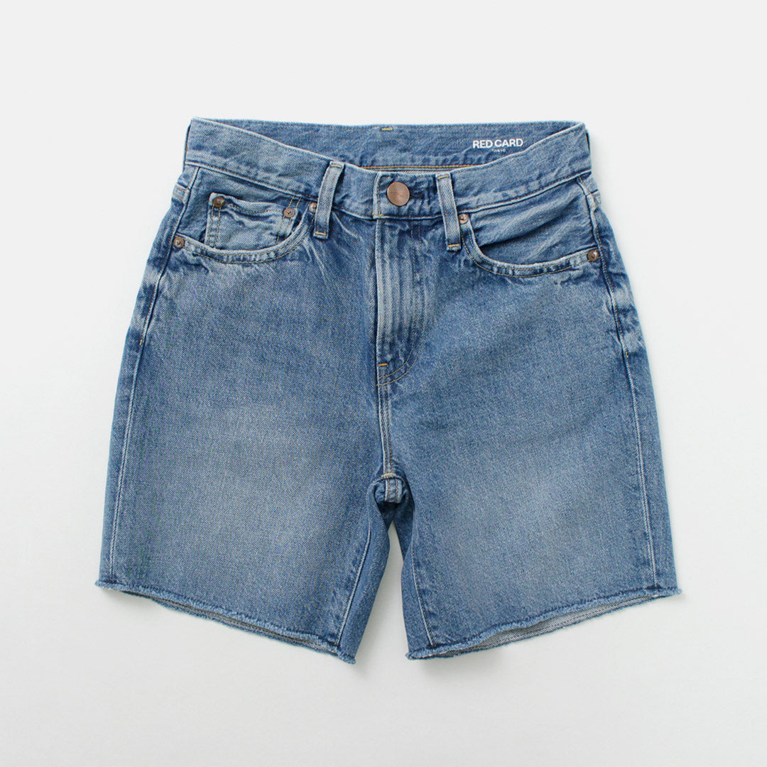 RED CARD（レッドカード） ニッキー デニムショーツ / レディース ボトムス ジーンズ ショートパンツ 半ズボン 綿 コットン Nicky Denim Shorts