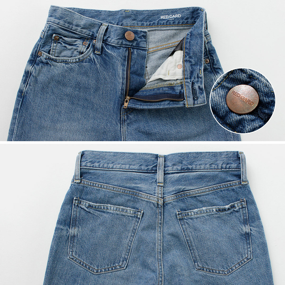 RED CARD（レッドカード） ニッキー デニムショーツ / レディース ボトムス ジーンズ ショートパンツ 半ズボン 綿 コットン Nicky Denim Shorts