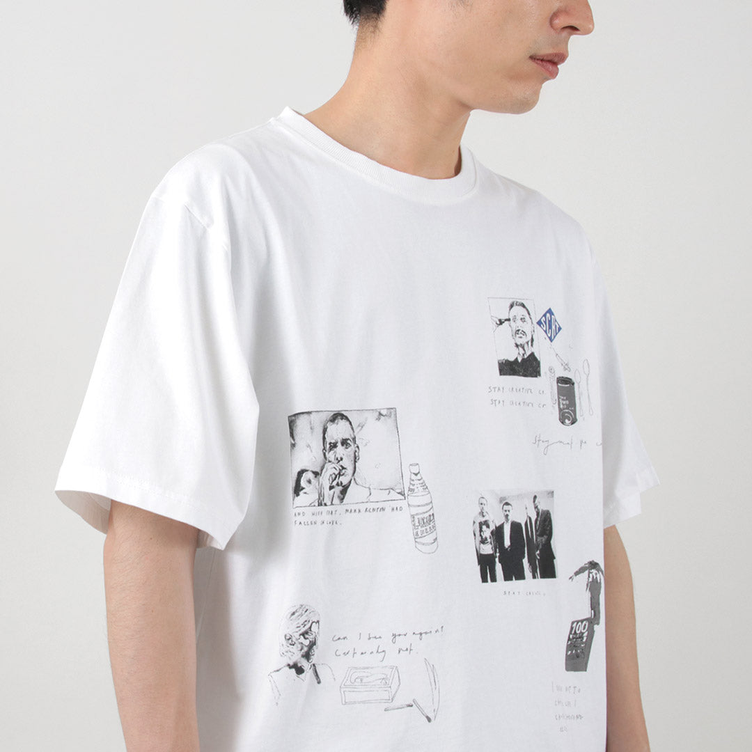 STAY CREATIVE Co.（ステイクリエイティブ） トレインスポッティング ショートスリーブ Tシャツ / メンズ 半袖 綿 Trainspotting Short Sleeve Tee