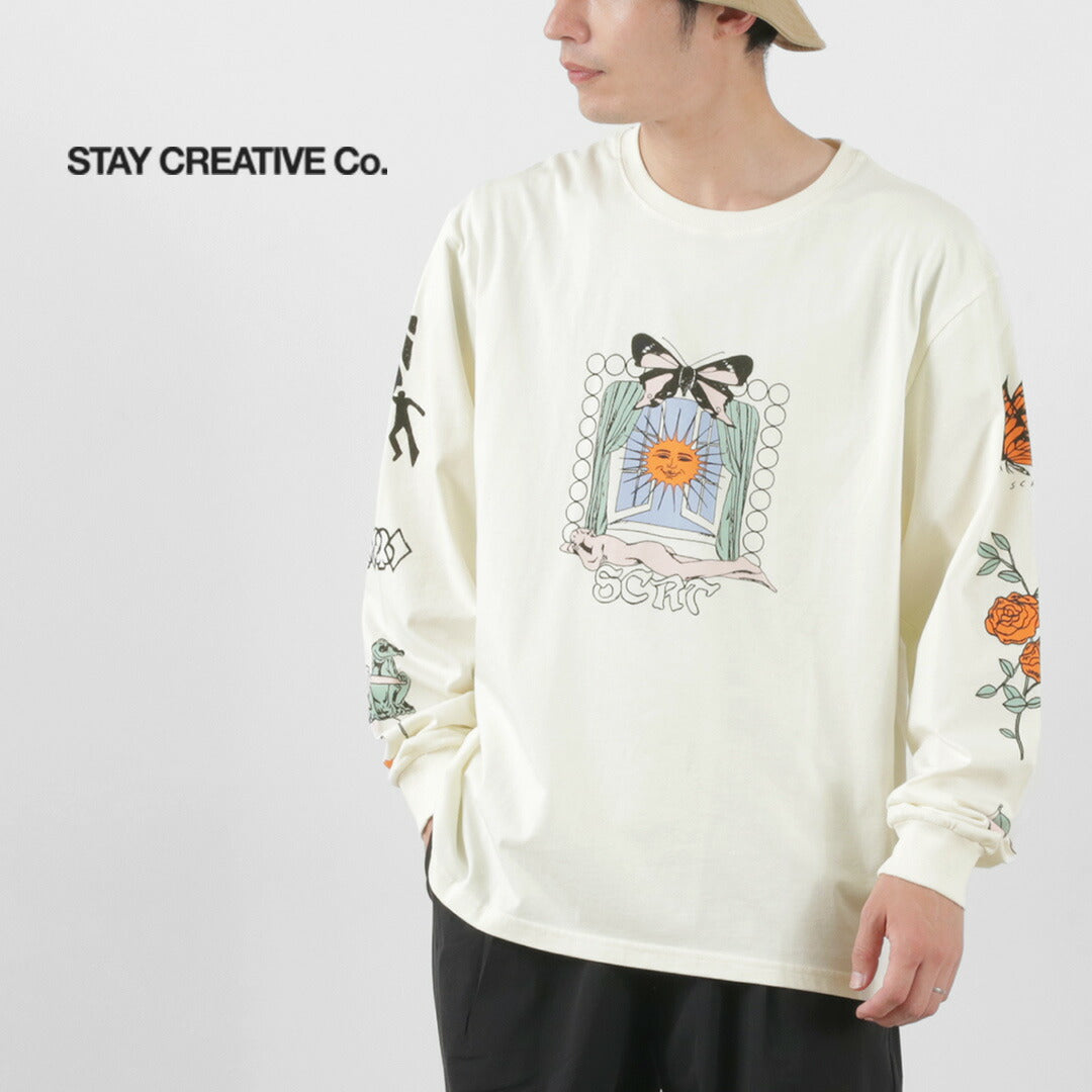 【30％OFF】STAY CREATIVE Co.（ステイクリエイティブ） ウィンドウ ロングスリーブ Tシャツ