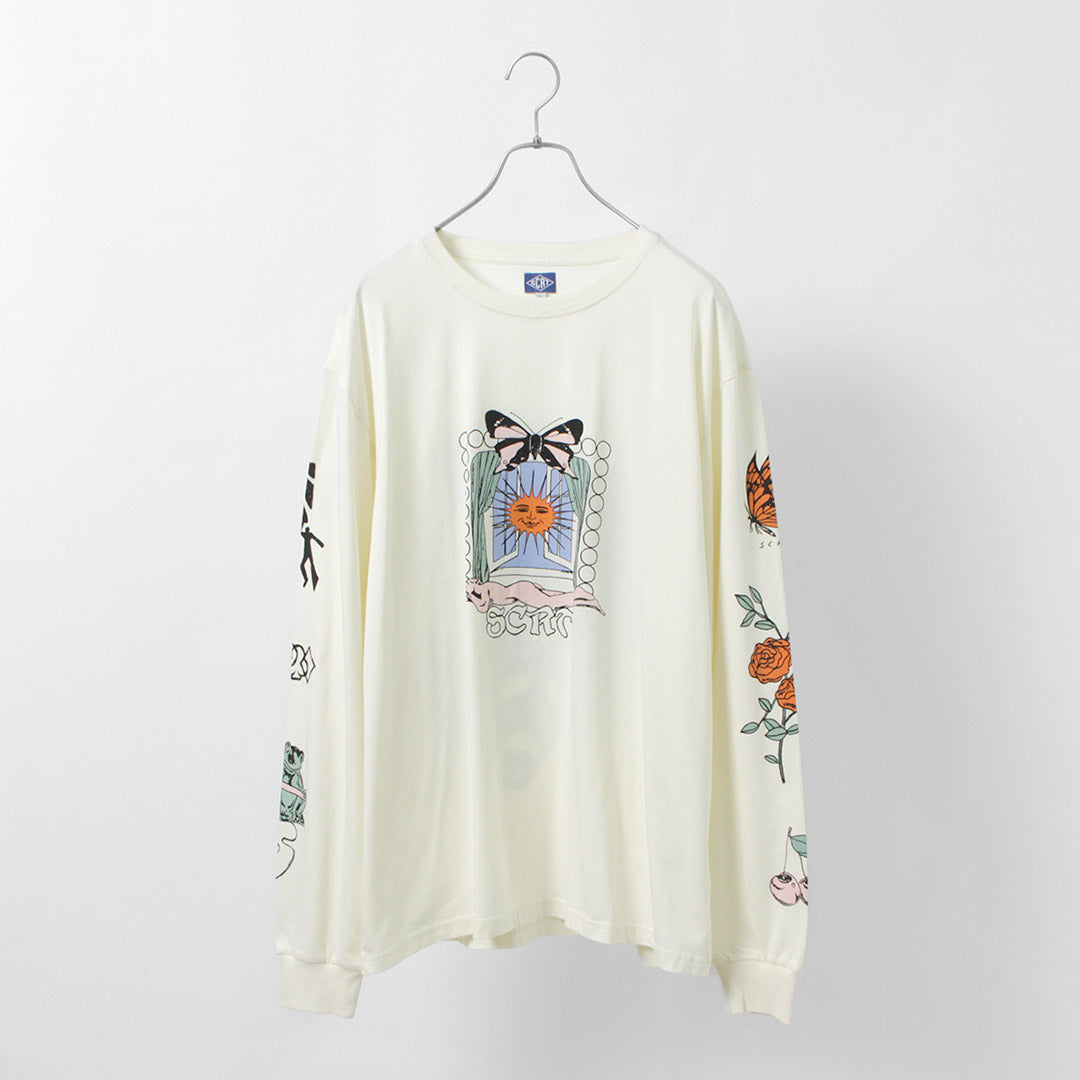 STAY CREATIVE Co.（ステイクリエイティブ） ウィンドウ ロングスリーブ Tシャツ / メンズ 長袖 ロンT プリント 綿 Window Long Sleeve Tee