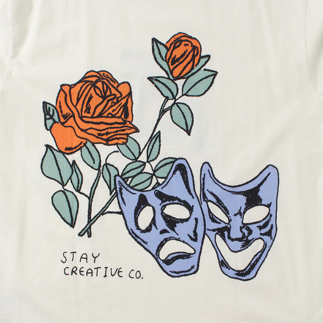 STAY CREATIVE Co.（ステイクリエイティブ） ウィンドウ ロングスリーブ Tシャツ / メンズ 長袖 ロンT プリント 綿 Window Long Sleeve Tee