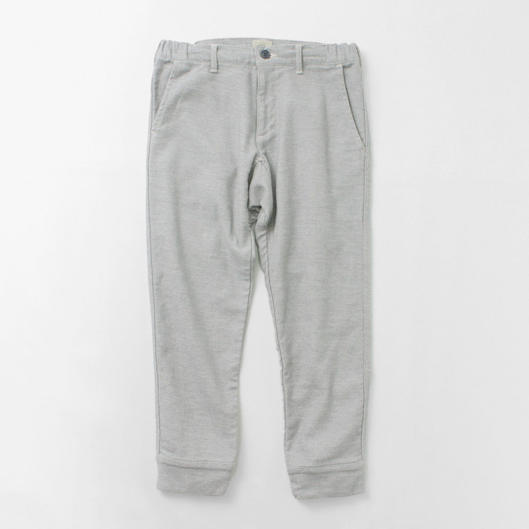 FOB FACTORY（FOBファクトリー） F0520 リラックス スウェットパンツ イージー アンクル丈 9分 メンズ スリム 日本製 RELAX SWEAT PANTS