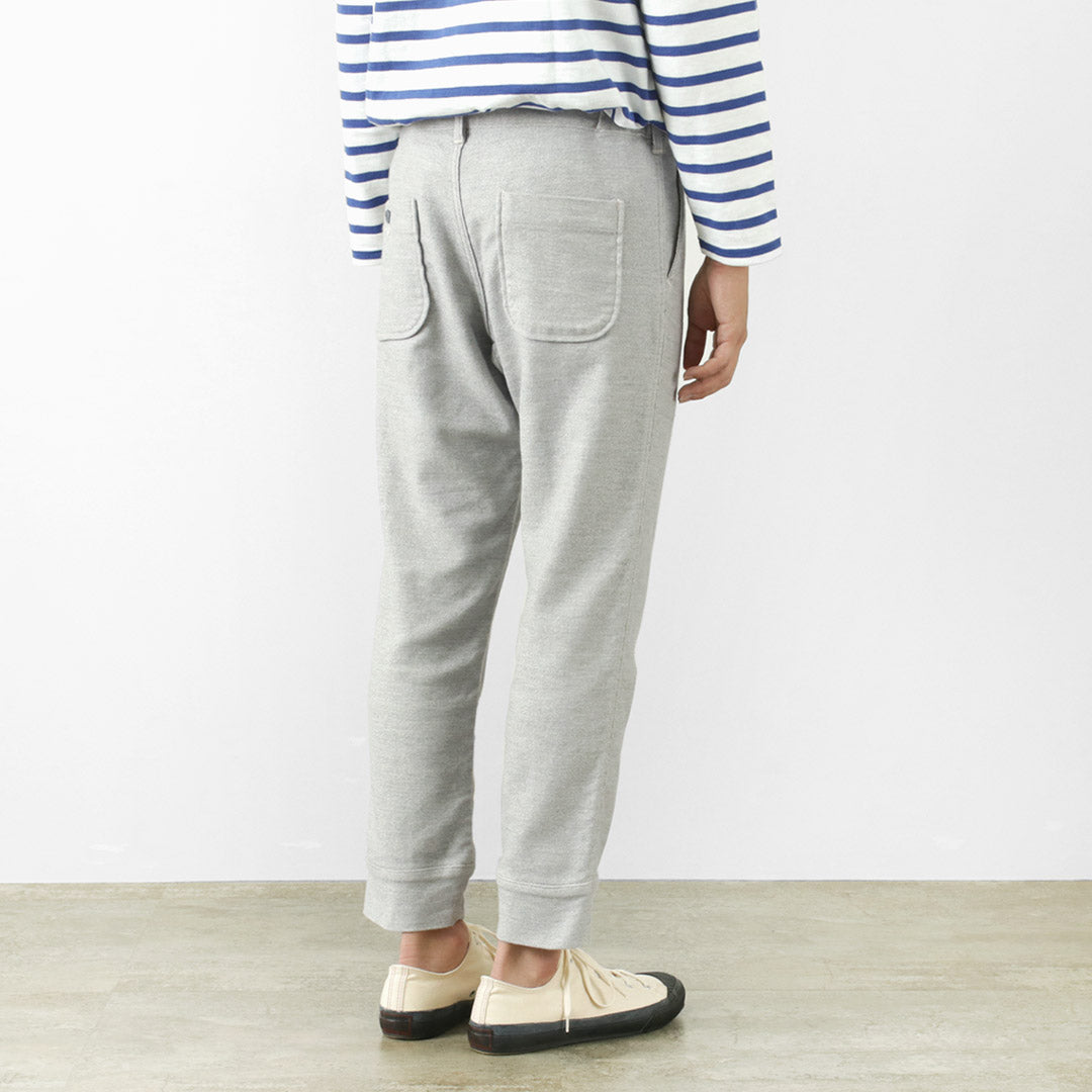 FOB FACTORY（FOBファクトリー） F0520 リラックス スウェットパンツ イージー アンクル丈 9分 メンズ スリム 日本製 RELAX SWEAT PANTS