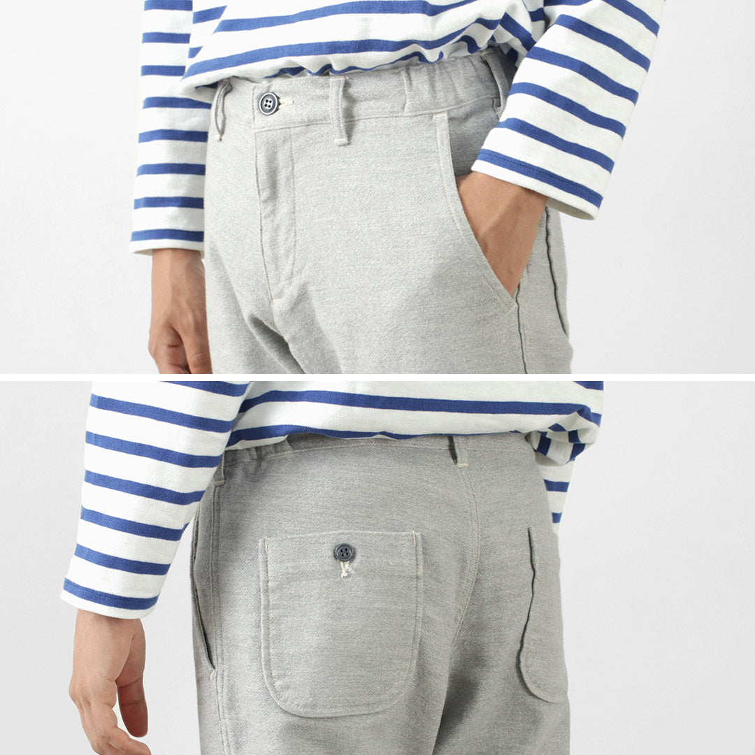 FOB FACTORY（FOBファクトリー） F0520 リラックス スウェットパンツ イージー アンクル丈 9分 メンズ スリム 日本製 RELAX SWEAT PANTS