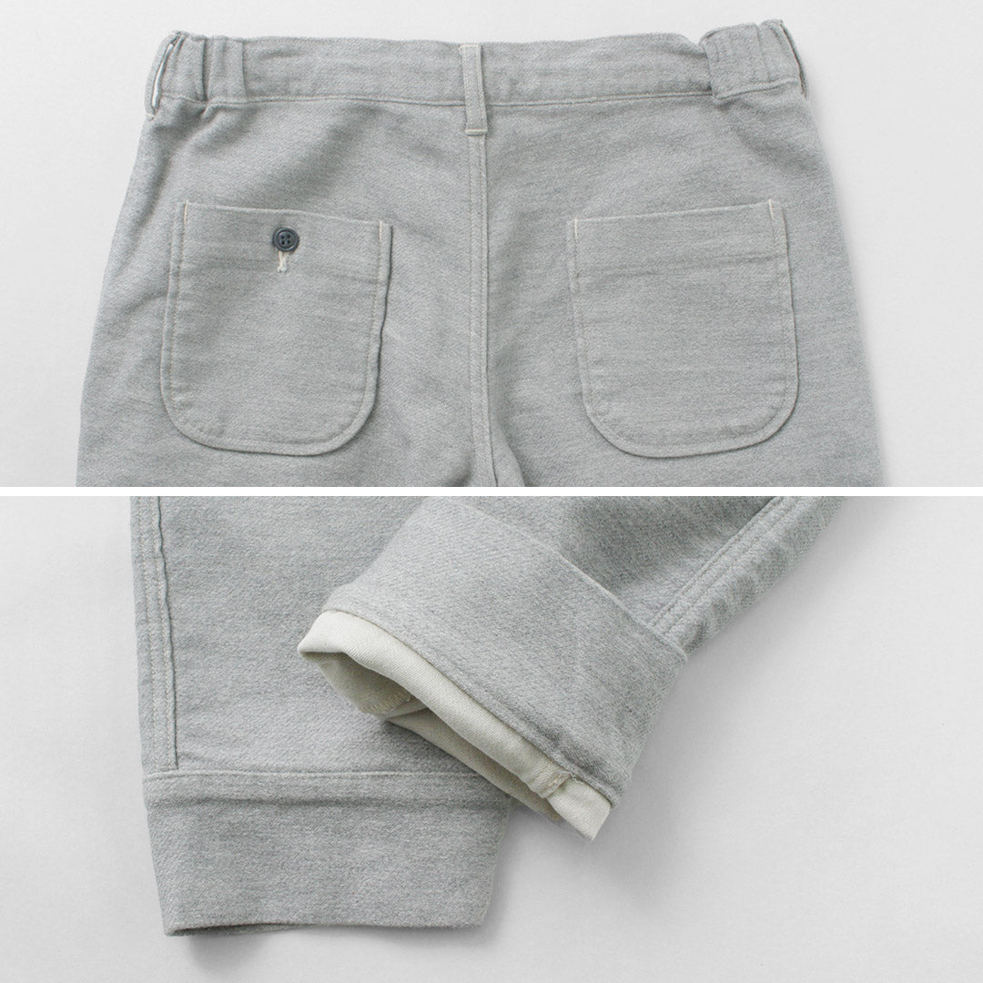 FOB FACTORY（FOBファクトリー） F0520 リラックス スウェットパンツ イージー アンクル丈 9分 メンズ スリム 日本製 RELAX SWEAT PANTS