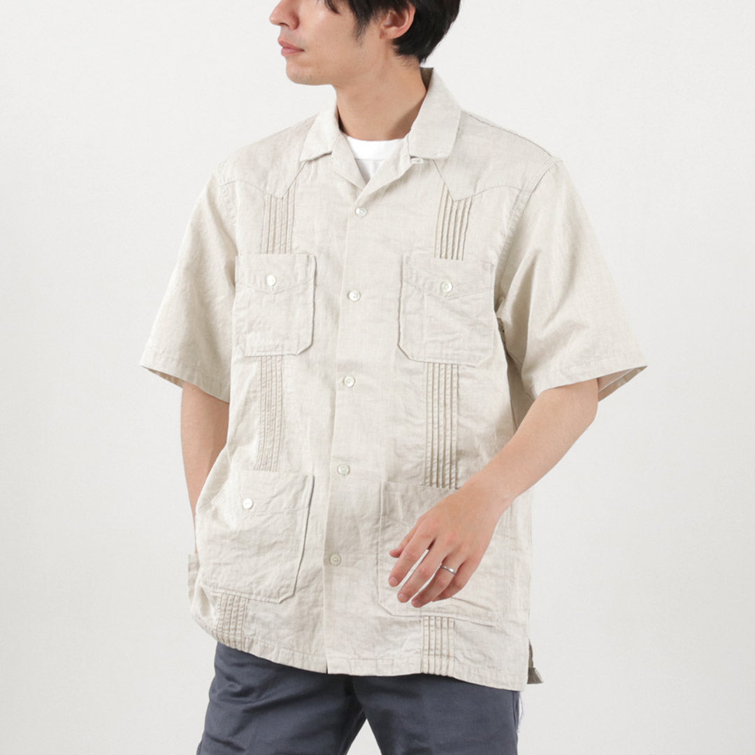 【20％OFF】FOB FACTORY（FOBファクトリー） F3491 キューバシャツ