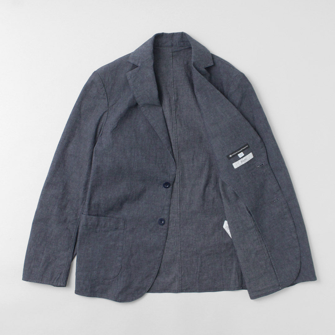 FUJITO（フジト） ナウン ジャケット / メンズ 20周年記念 テーラード ストレッチ 2つボタン セットアップ 日本製 N.O.UN Jacket