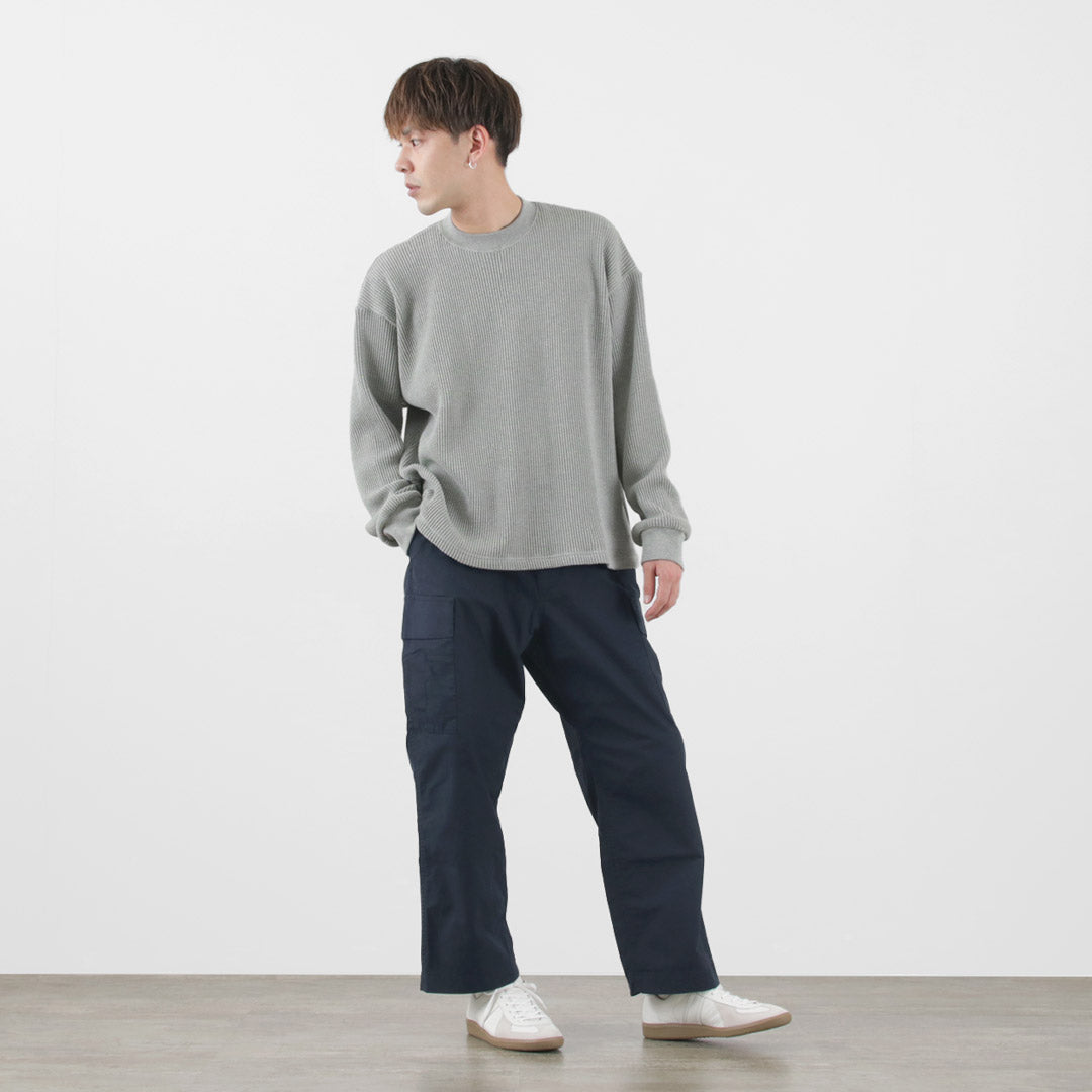 FUJITO（フジト） カーゴパンツ / メンズ 綿 コットン リップストップ ミリタリー ワイド Cargo Pants