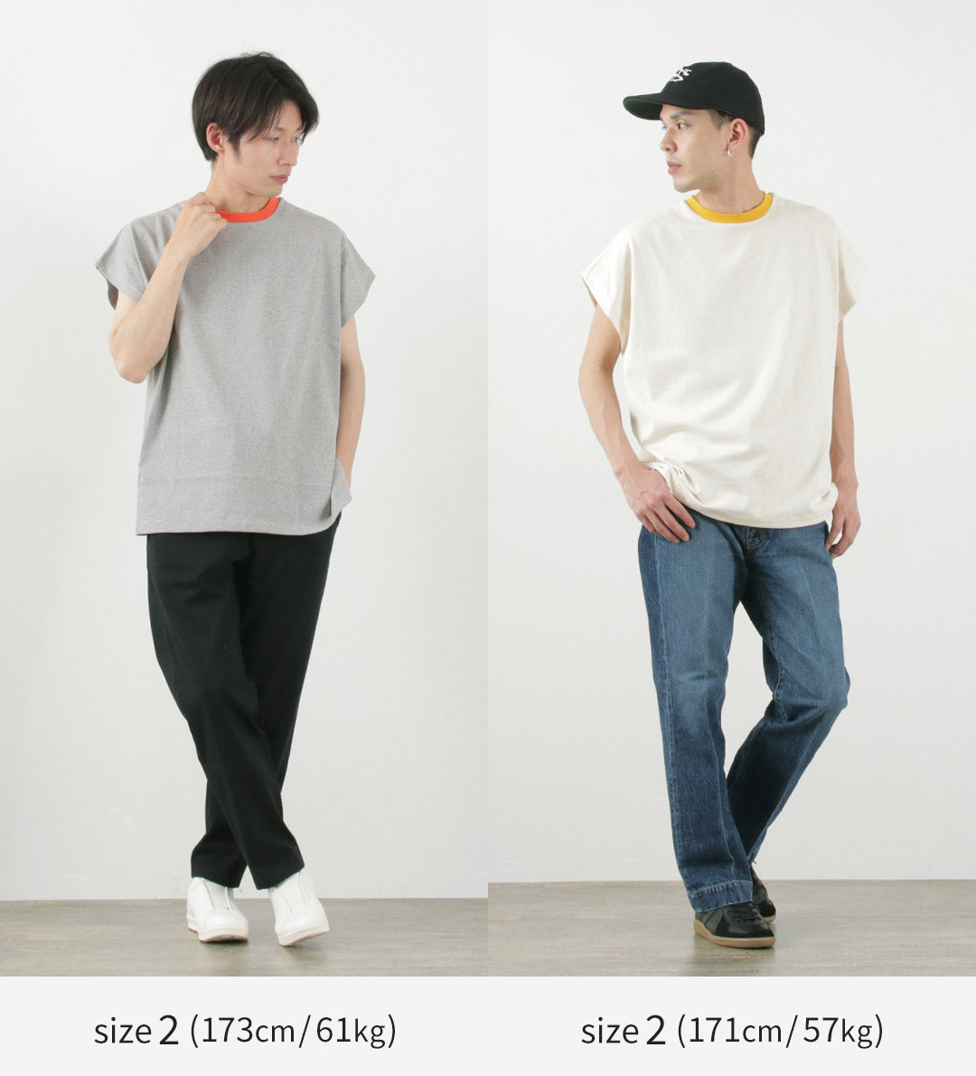 【30％OFF】SOGLIA（ソリア） オープンエンド フレンチスリーブTシャツ ソリッド