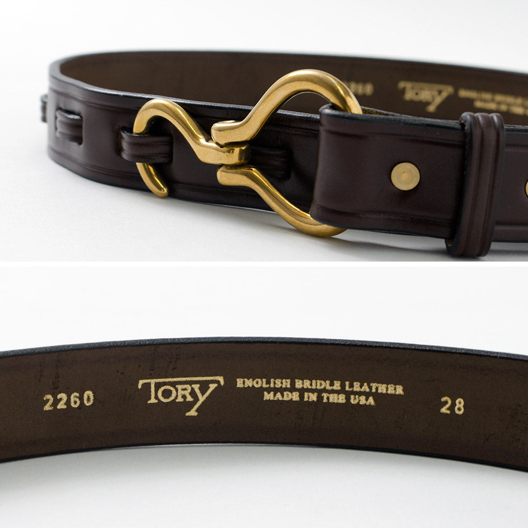 TORY LEATHER（トリーレザー） フーフピック ベルト 幅30mm