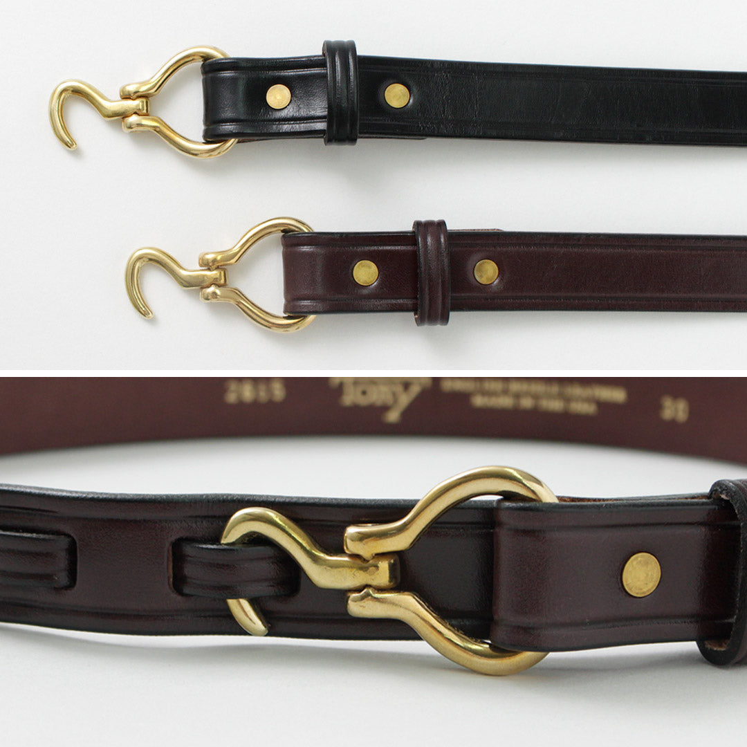 TORY LEATHER（トリーレザー） ミニ フーフピック ベルト / メンズ 本革 細め カジュアル Mini Hoof Pick Belt