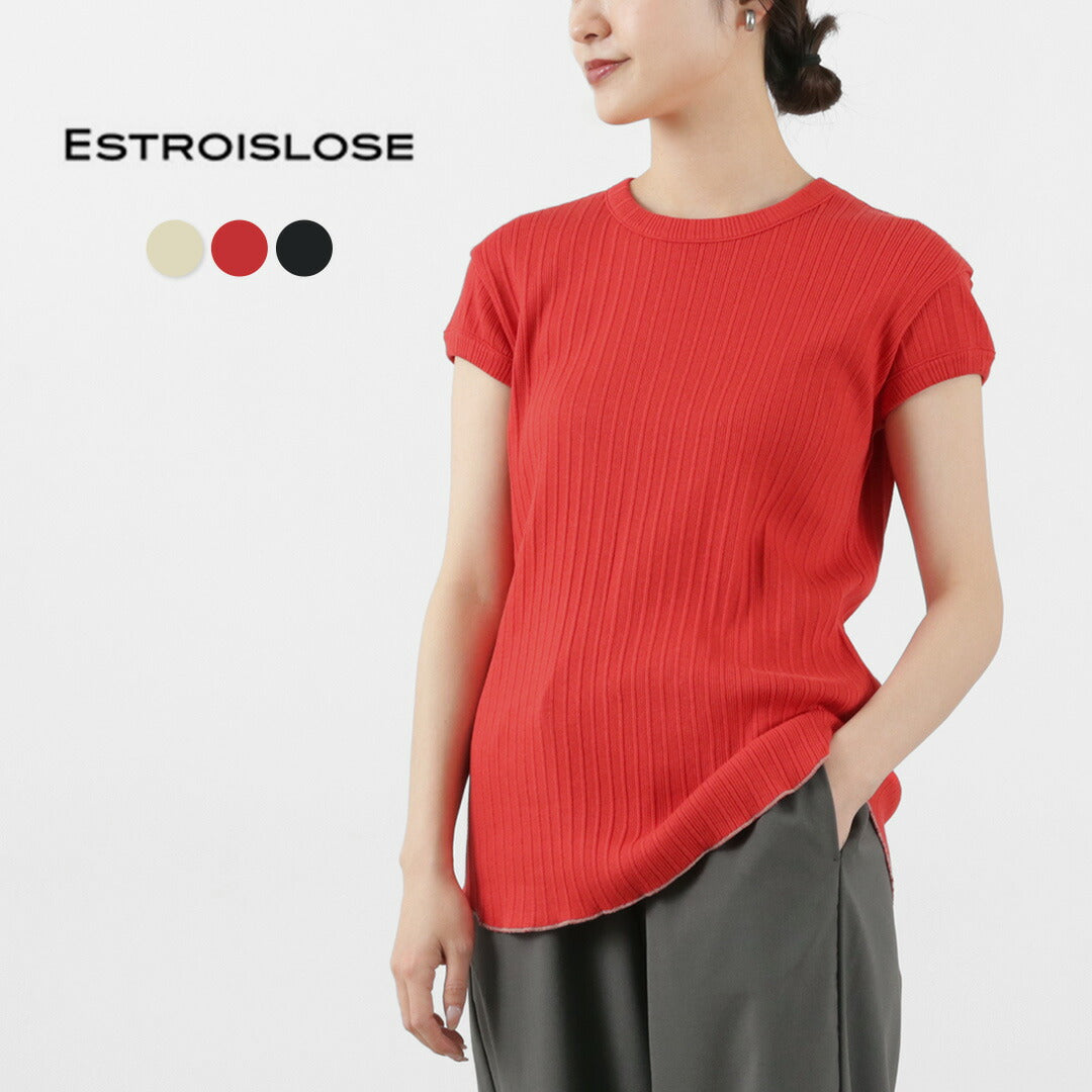 【30％OFF】ESTROISLOSE（エストゥロワルーズ） クリアテレコ フレンチスリーブ