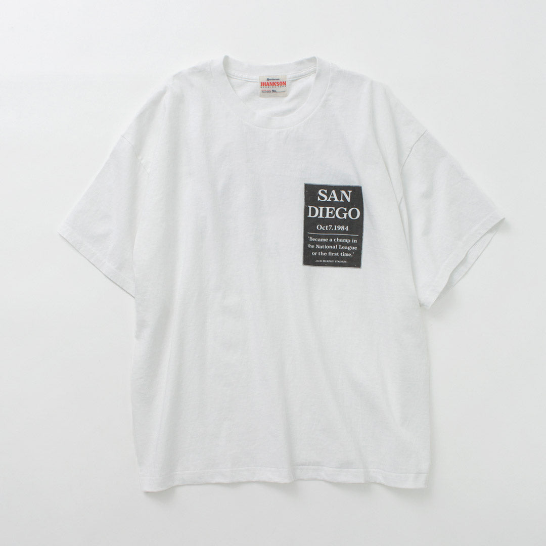 JHANKSON（ジャンクソン） サンディエゴ チャンプス ショートスリーブ Tシャツ