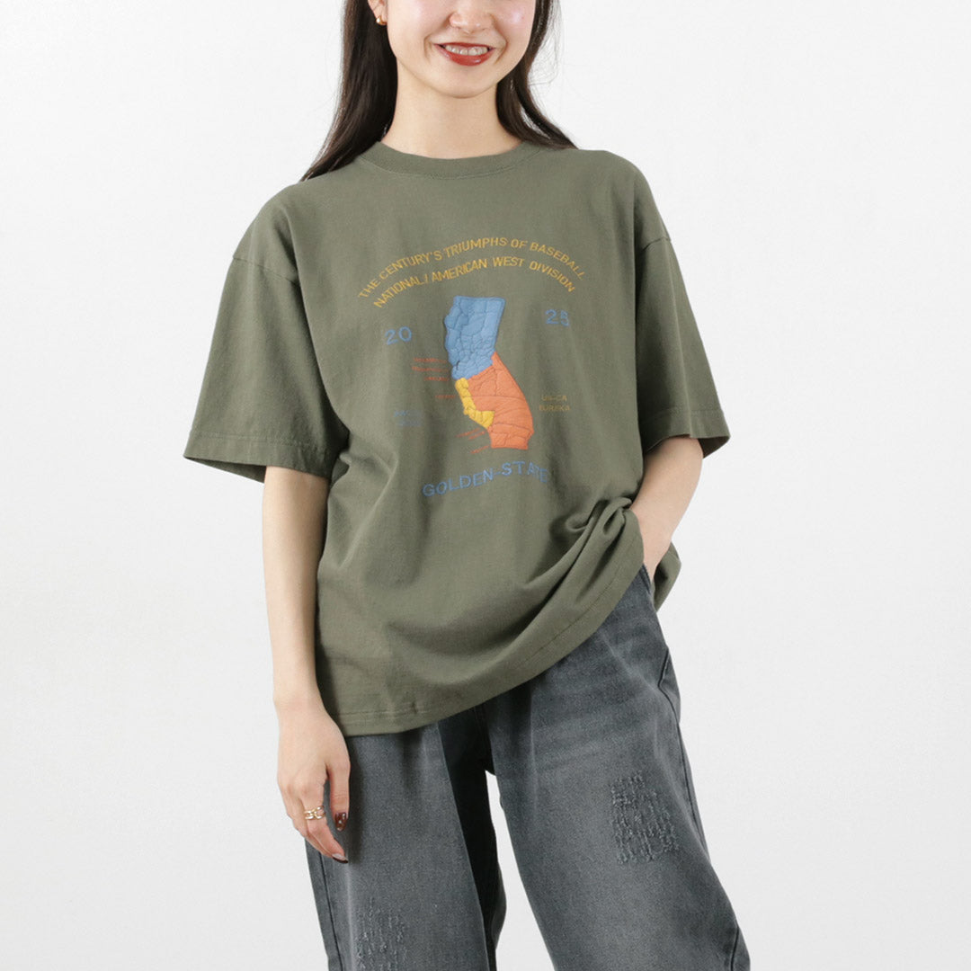 【30％OFF】JHANKSON（ジャンクソン） カルフォルニア マップ ショートスリーブ Ｔシャツ