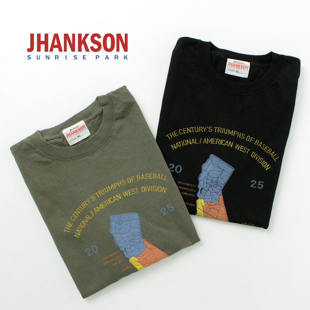 【30％OFF】JHANKSON（ジャンクソン） カルフォルニア マップ ショートスリーブ Ｔシャツ