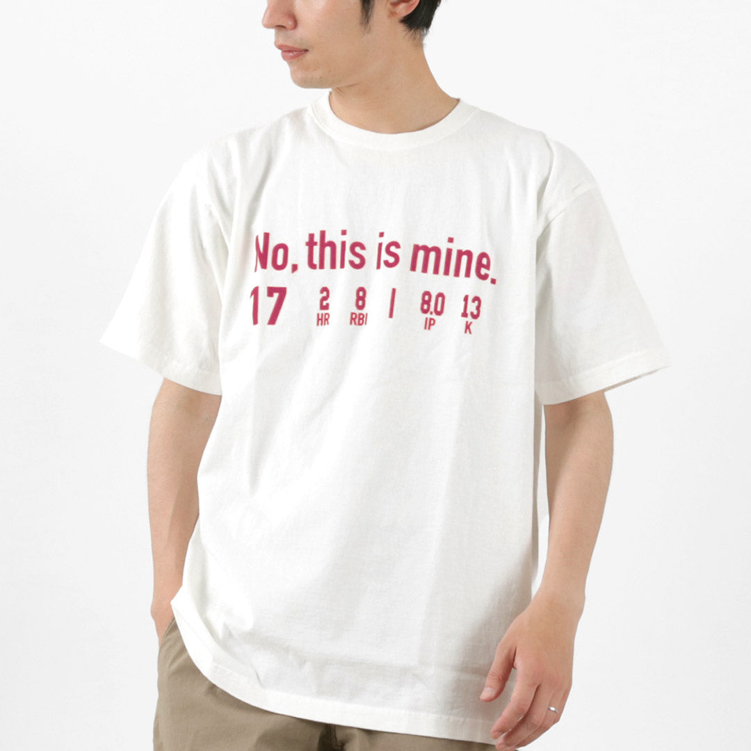 【30％OFF】JHANKSON（ジャンクソン） No,This is Mine. ショートスリーブ Tシャツ