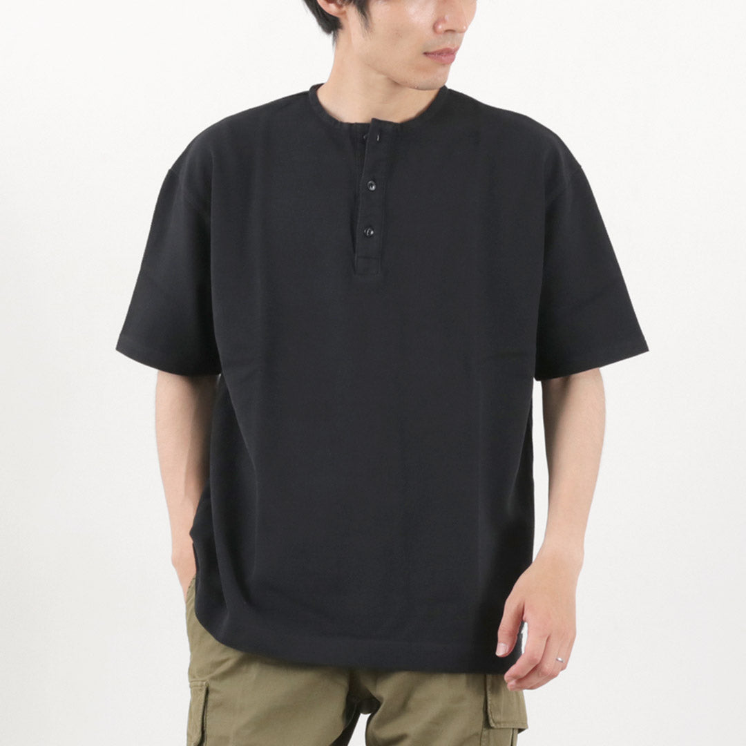 【20％OFF】KEPANI（ケパニ） カノコ ヘンリーネックTシャツ