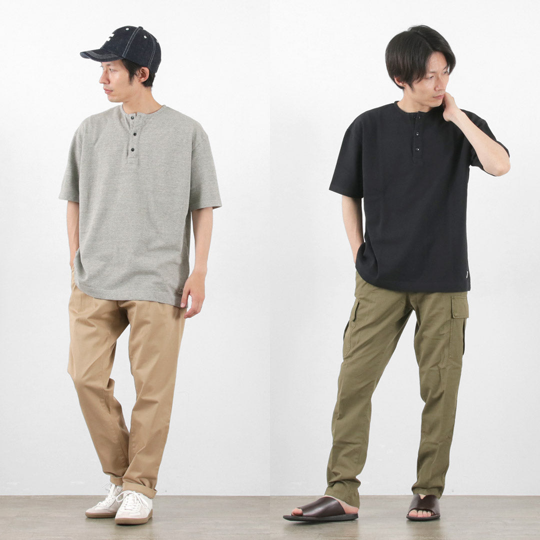 【20％OFF】KEPANI（ケパニ） カノコ ヘンリーネックTシャツ