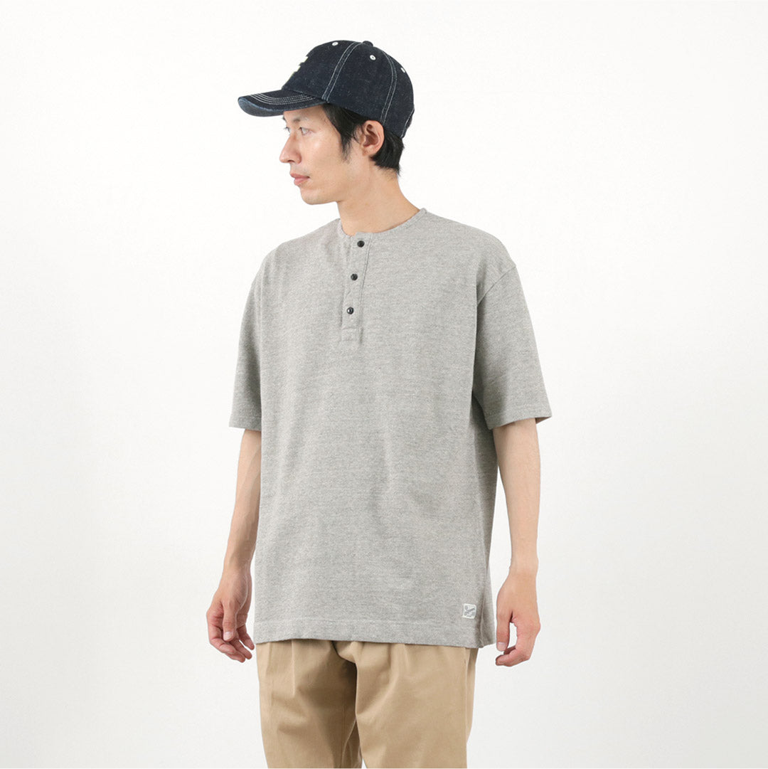 【20％OFF】KEPANI（ケパニ） カノコ ヘンリーネックTシャツ