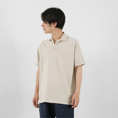 KEPANI（ケパニ） カノコ スキッパーポロシャツ / メンズ 半袖 日本製