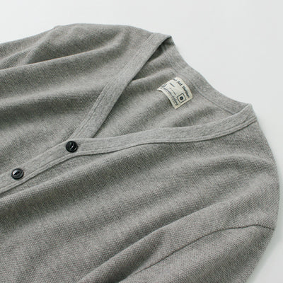 KEPANI（ケパニ） カノコ カーディガン / メンズ 長袖 羽織り 綿100％ コットン ポケット付き 冷房対策 春夏 日本製