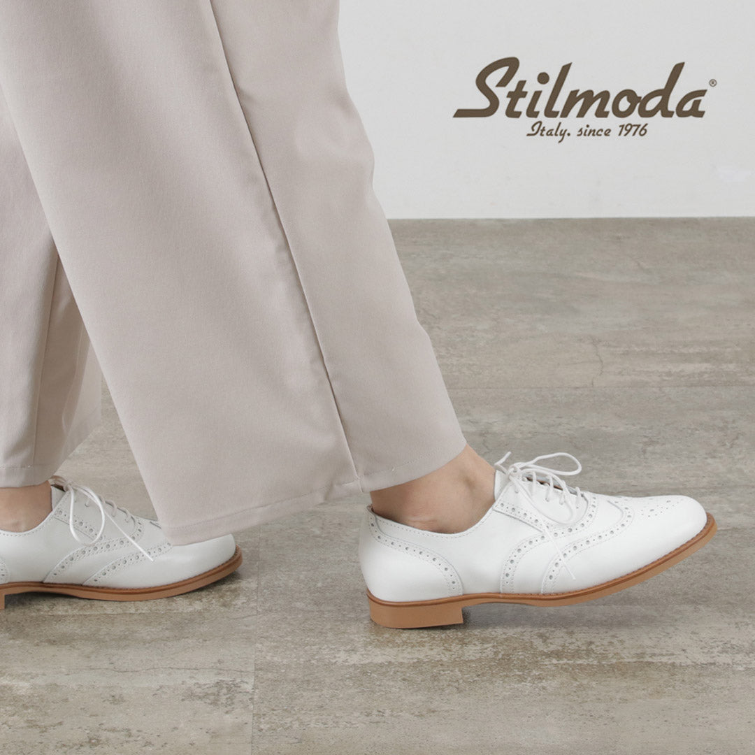 STILMODA（スティルモーダ） ブローグ レザーシューズ / 革靴 ウィングチップ マニッシュ シューズ イタリア製 レディース