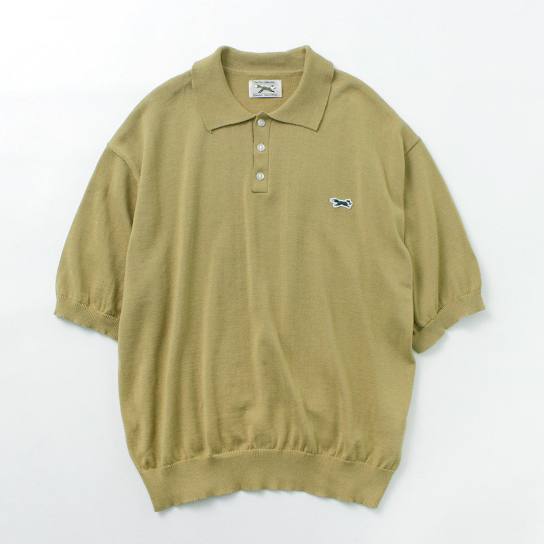 THE FOX（ザ フォックス） フォックス ニットポロ / ポロシャツ トップス メンズ レディース 半袖 ぺニーズ THE FOX knit polo shirt