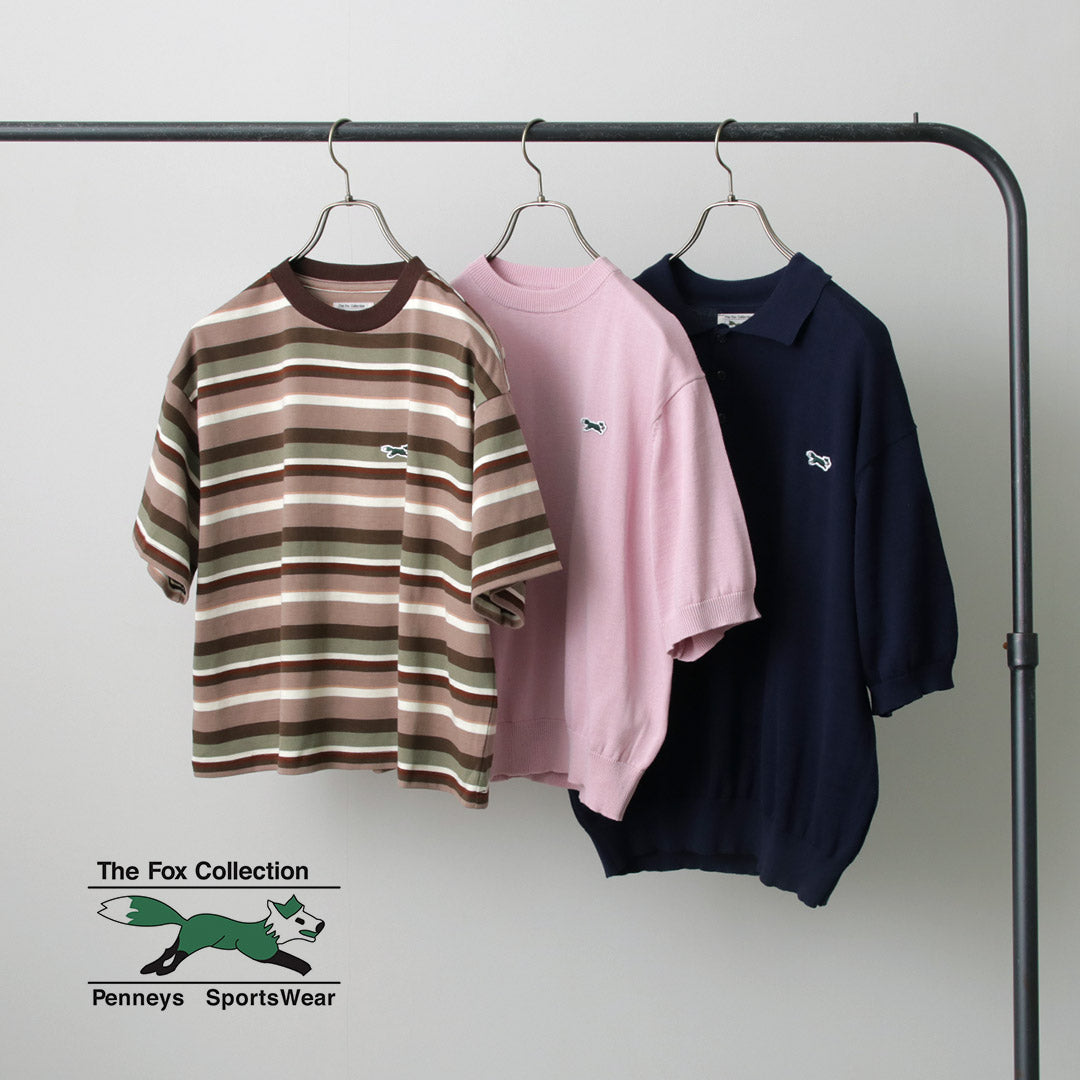 THE FOX（ザ フォックス） フォックス ニットポロ / ポロシャツ トップス メンズ レディース 半袖 ぺニーズ THE FOX knit polo shirt