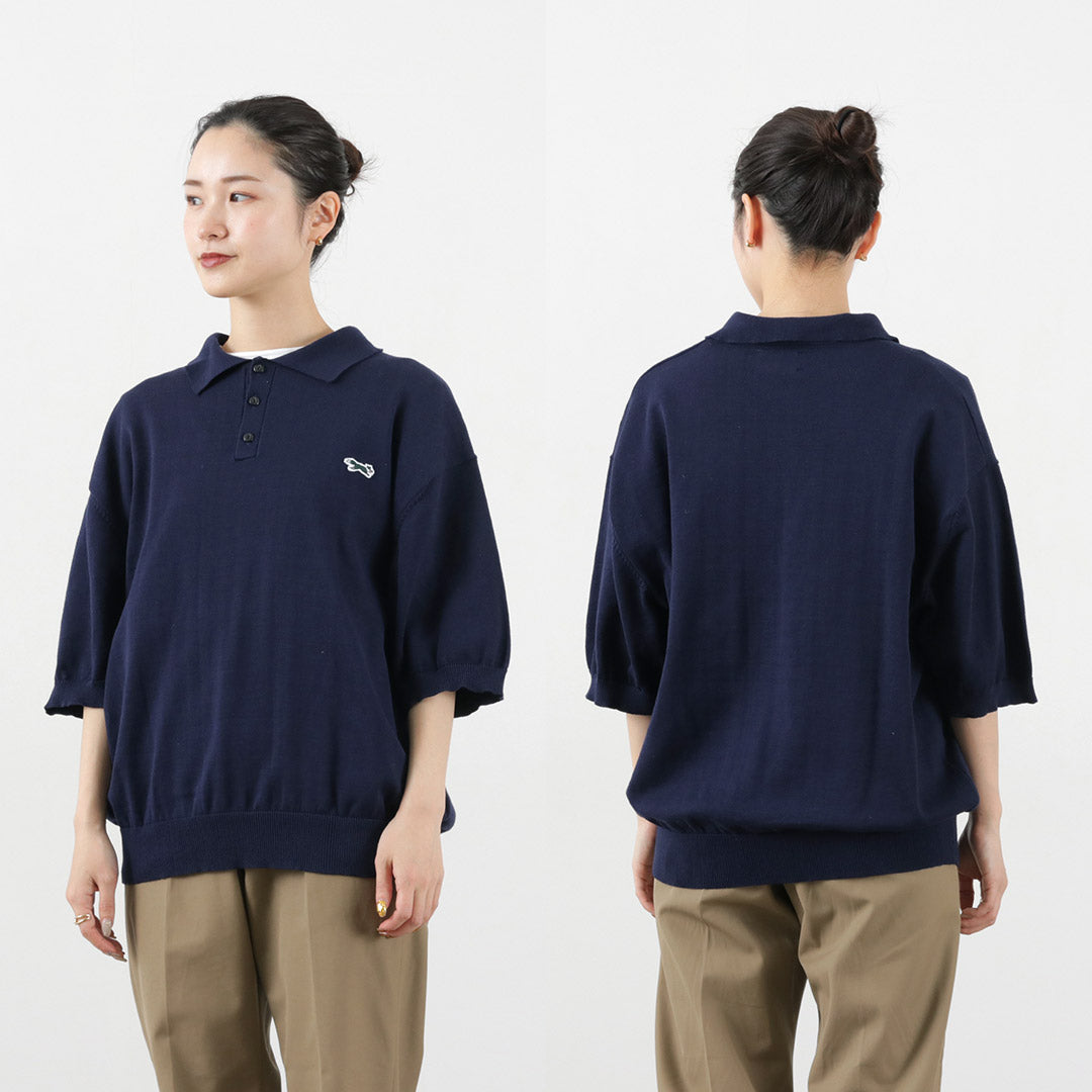 THE FOX（ザ フォックス） フォックス ニットポロ / ポロシャツ トップス メンズ レディース 半袖 ぺニーズ THE FOX knit polo shirt