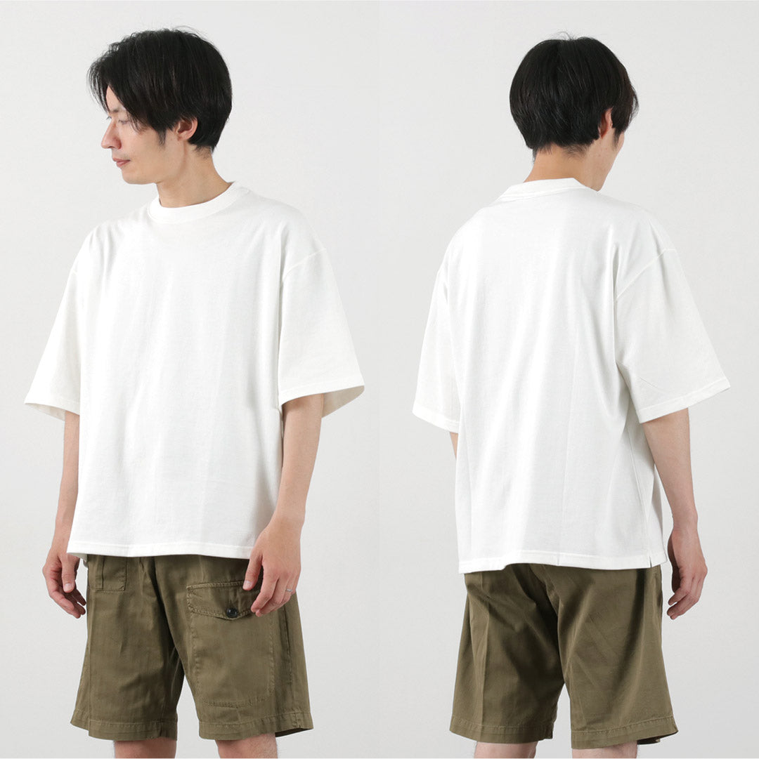 TIEASY（ティージー） サマーニット ビッグTee / メンズ レディース ユニセックス トップス 半袖 ゆったり 無地 綿 日本製