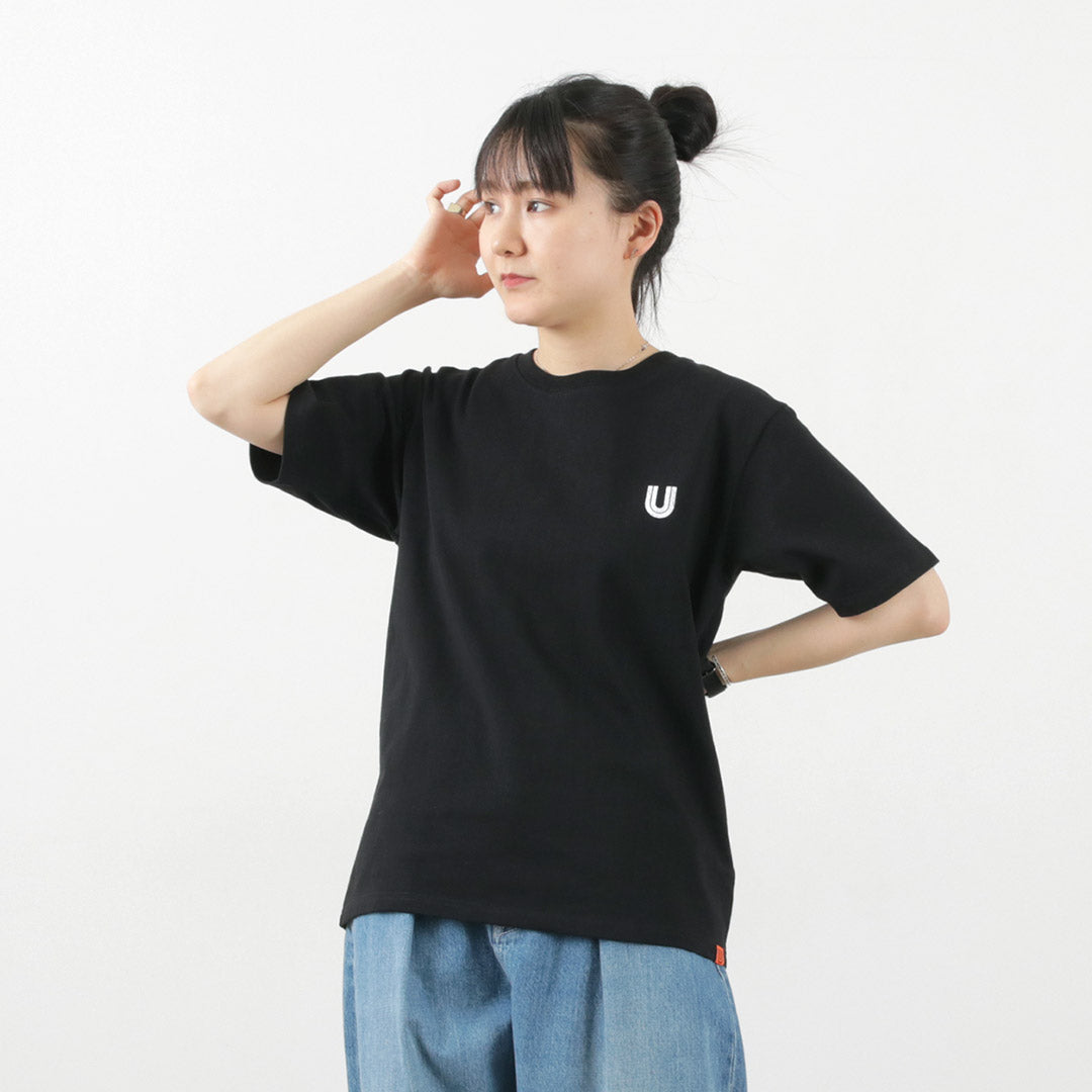 【30％OFF】UNIVERSAL OVERALL（ユニバーサルオーバーオール） USコットン バックプリントTEE