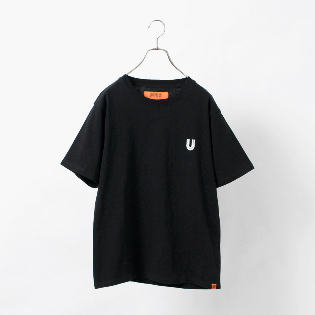 UNIVERSAL OVERALL（ユニバーサルオーバーオール） USコットン バックプリントTEE / レディース トップス Tシャツ 半袖 ロゴ US COTTON BACK PRINT TEE