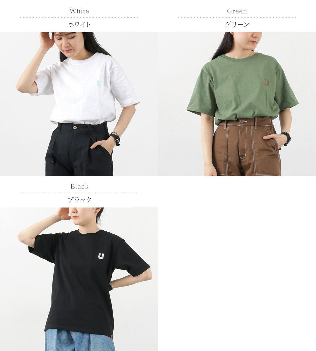 UNIVERSAL OVERALL（ユニバーサルオーバーオール） USコットン バックプリントTEE / レディース トップス Tシャツ 半袖 ロゴ US COTTON BACK PRINT TEE