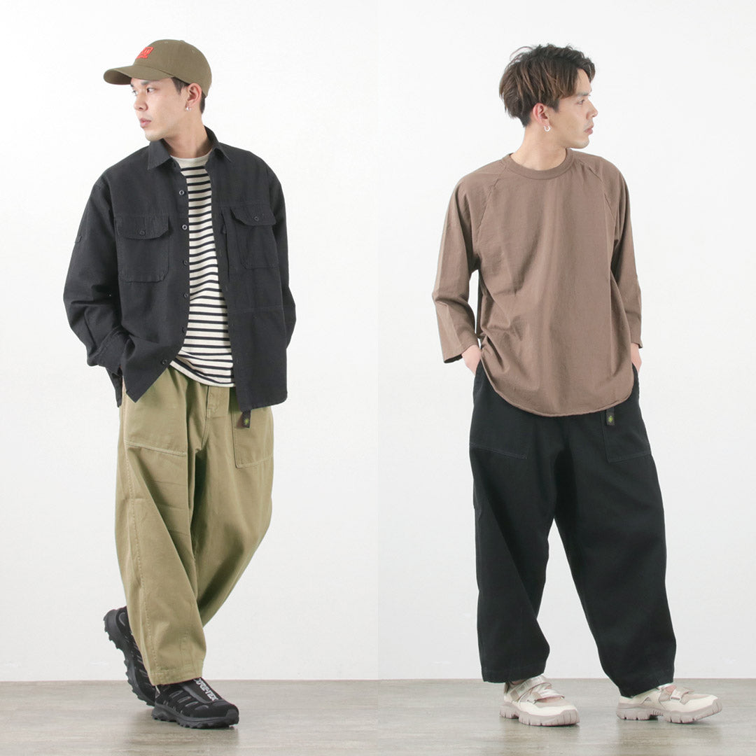 【30％OFF】GOHEMP（ゴーヘンプ） トラベル バルーンパンツ ヘンプコットン/リサイクルポリエステルクロス / メンズ イージー TRAVEL BALLOON PANTS H/CRe-Pet CLOTH【セール】