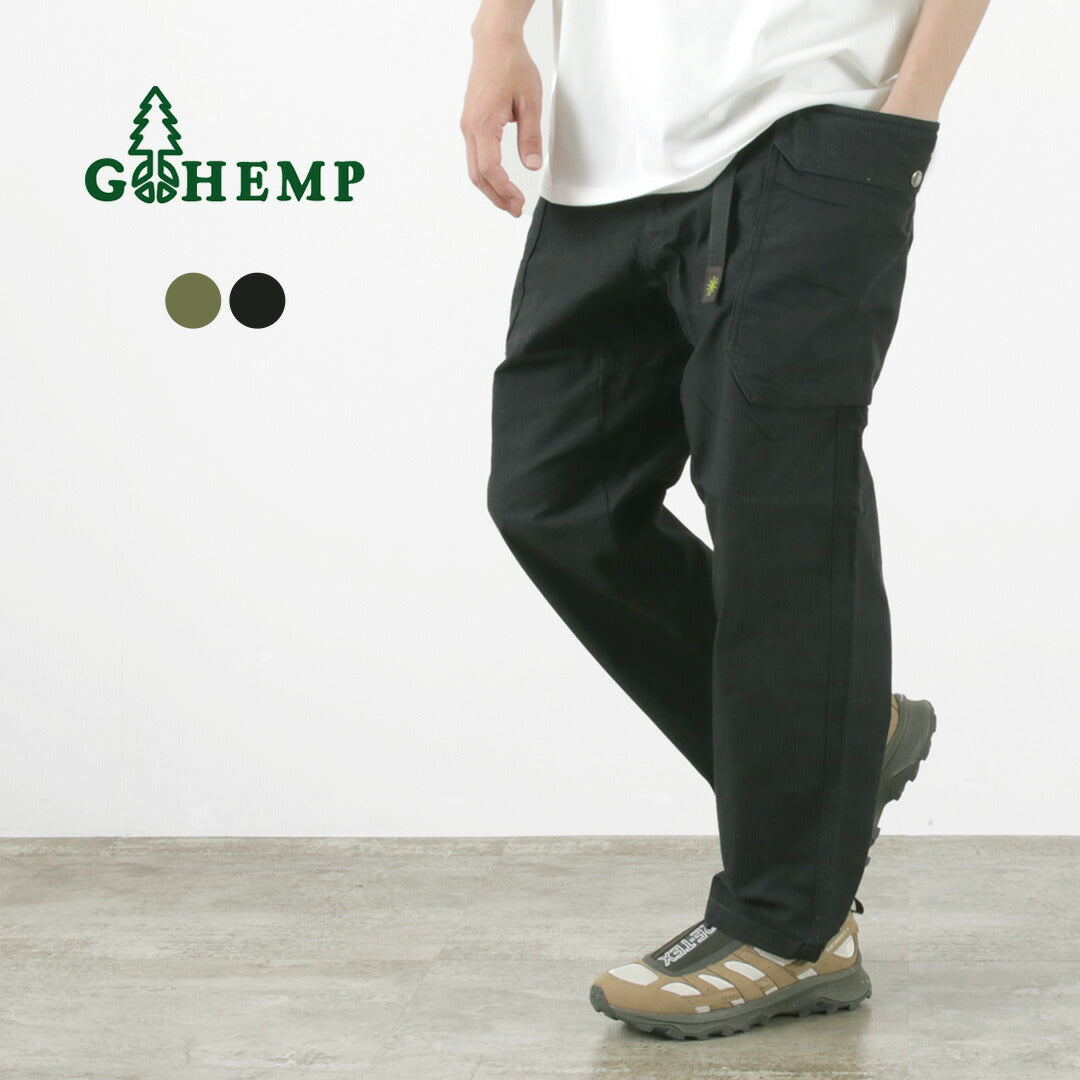 GOHEMP（ゴーヘンプ） アルティメット パンツ ヘンプコットン/リサイクルポリエステル ウェザークロス / メンズ ボトムス イージーパンツ アウトドア ULTIMATE PANTS H/C/RP WEATHER