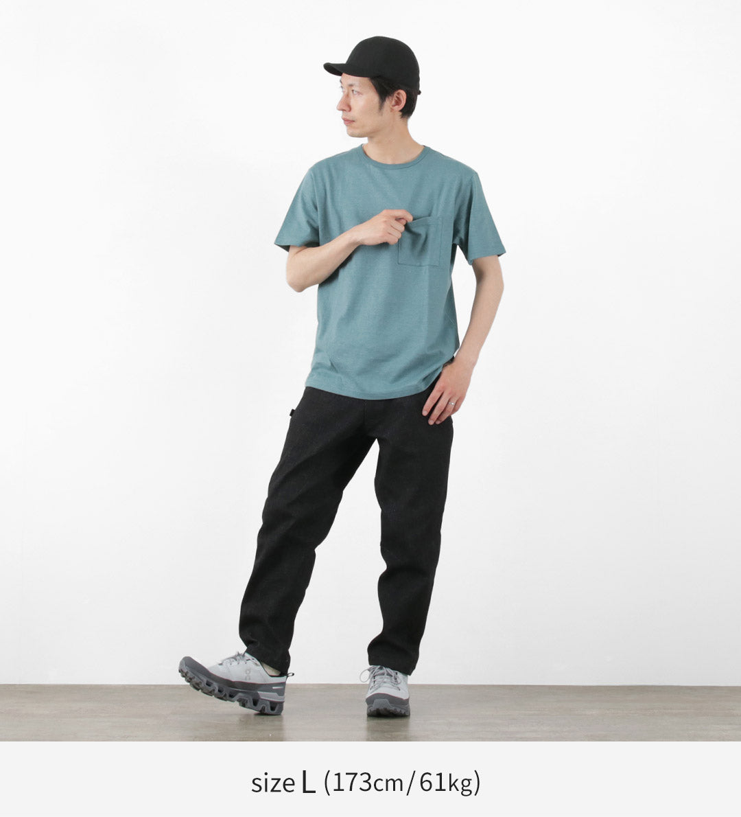 GOHEMP（ゴーヘンプ） 10oz ベーシックフィット ポケットTシャツ / メンズ 半袖 無地 ヘンプコットン 吸湿 速乾 BASIC FITS PK TEE 10oz JERSEY