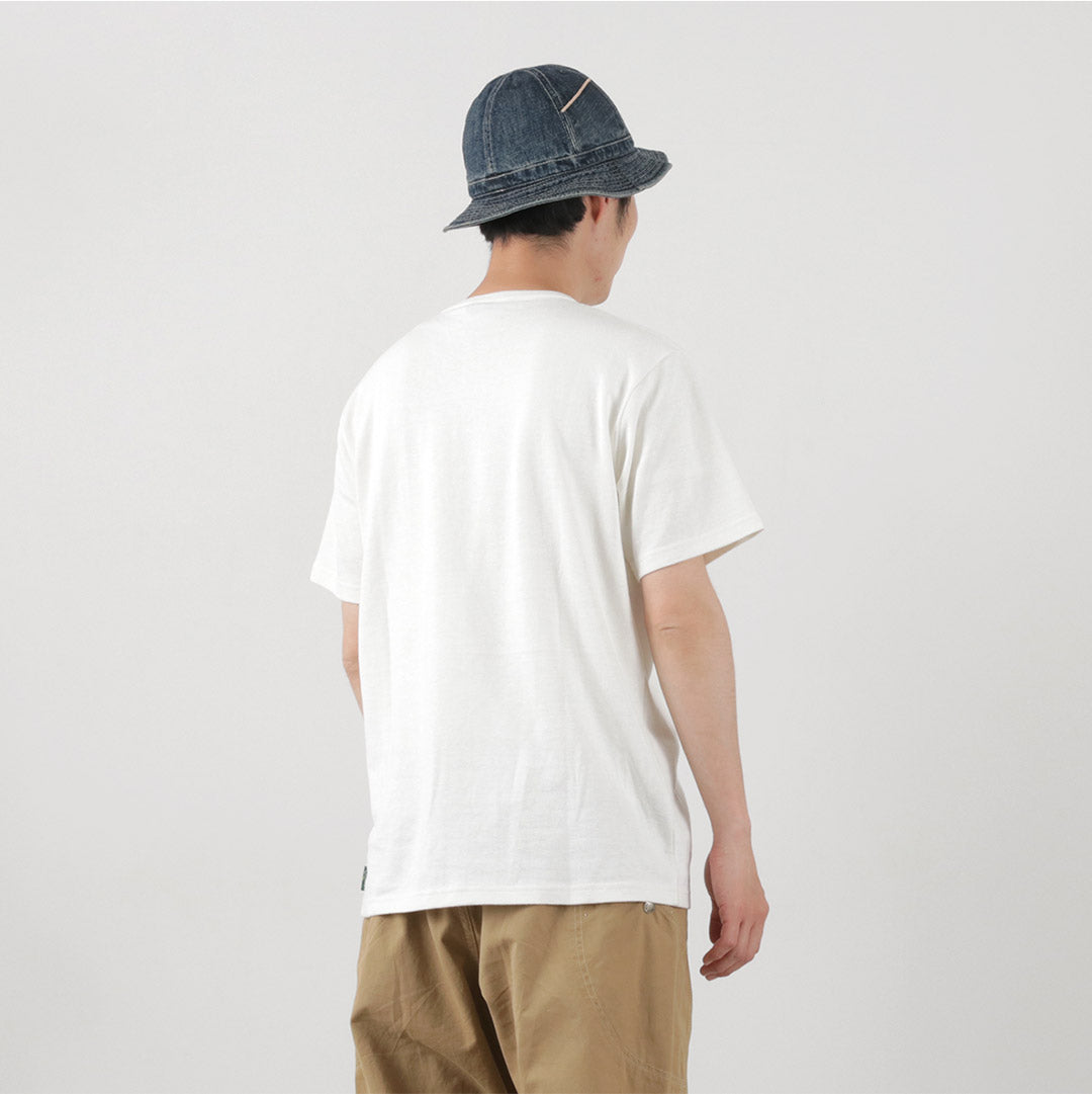 GOHEMP（ゴーヘンプ） 10oz ベーシックフィット ポケットTシャツ / メンズ 半袖 無地 ヘンプコットン 吸湿 速乾 BASIC FITS PK TEE 10oz JERSEY