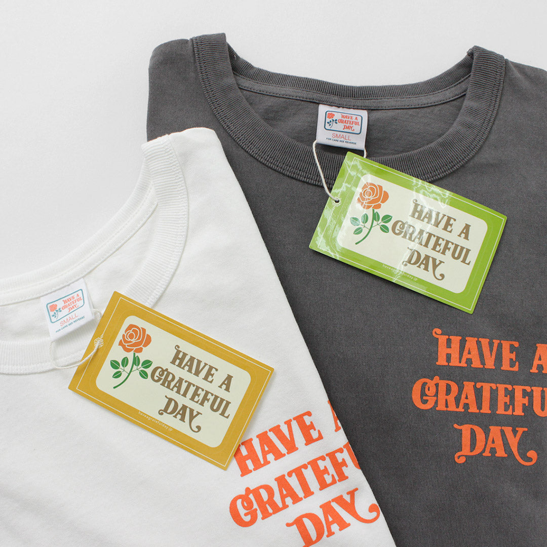 【30％OFF】HAVE A GRATEFUL DAY（ハブアグレイトフルデイ） 11oz ロングスリーブTシャツ ＃6 / メンズ レディース ユニセックス 綿 コットン ヴィンテージ ロンT L/S T-SHIRT -SLEEVE#6 11oz JERSEY【セール】